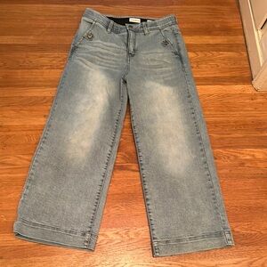 Curve Appeal Skylar high rise wide leg jeans